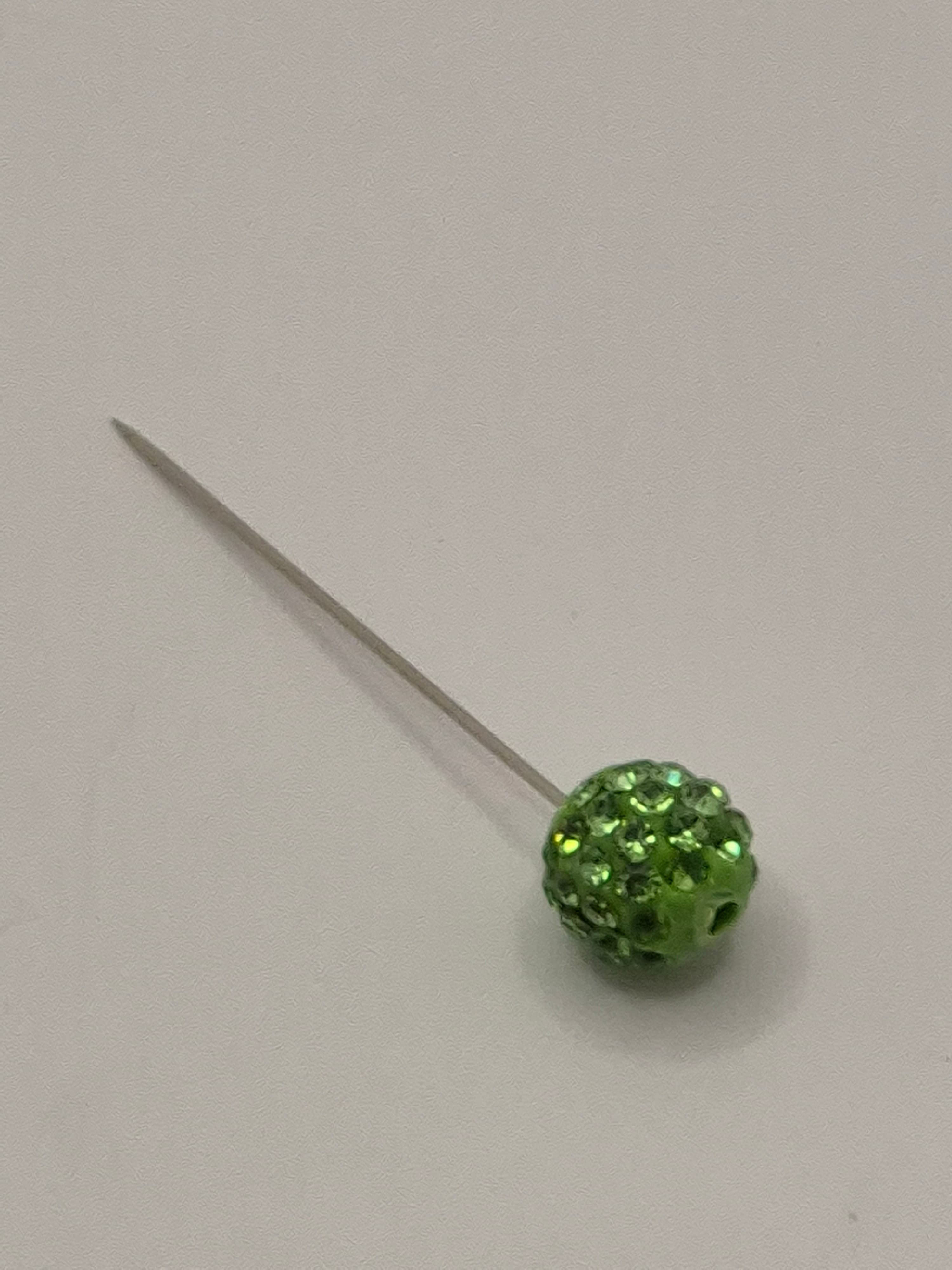 Glitzernde Hijab-Pins mit Strasskopf – Elegante Nadeln in bunten Farben für sicheren Halt (H04)