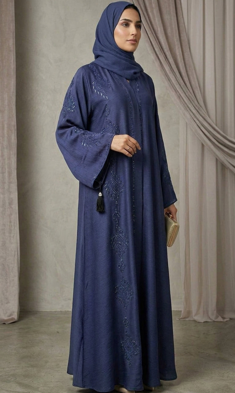 Grace Flow Abaya – mit hochwertiger Stickerei