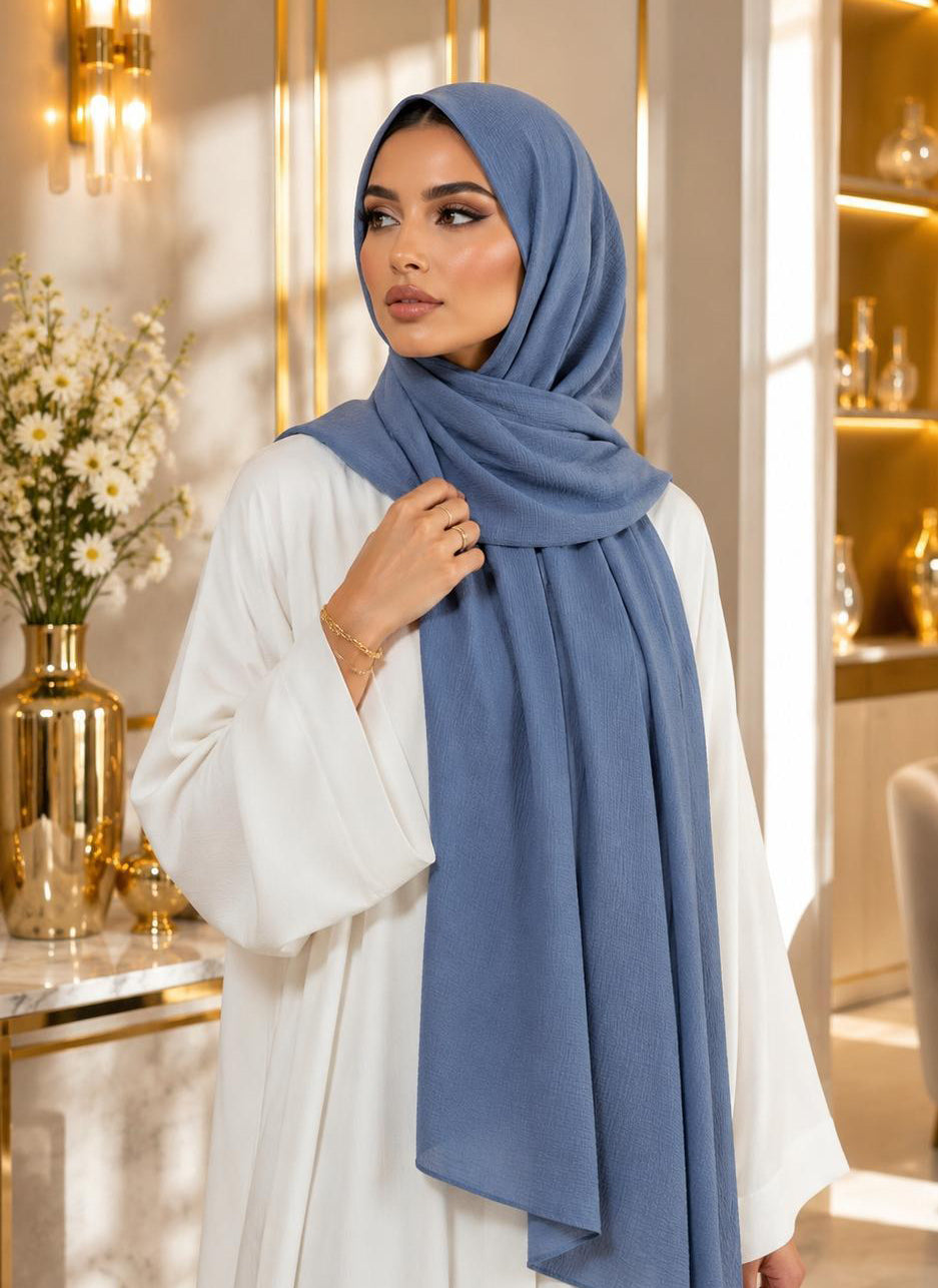 Premium Chiffon Hijab 250 x 75 cm – Leicht, Fließend & Elegant | 66 Farben