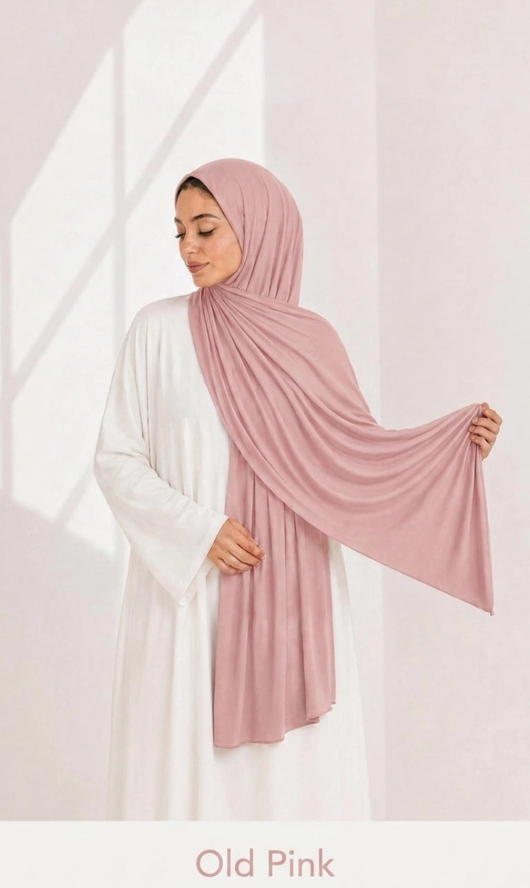 Premium Jersey Hijab 200 x 72 cm – Weich, Elastisch & Atmungsaktiv | HIBA