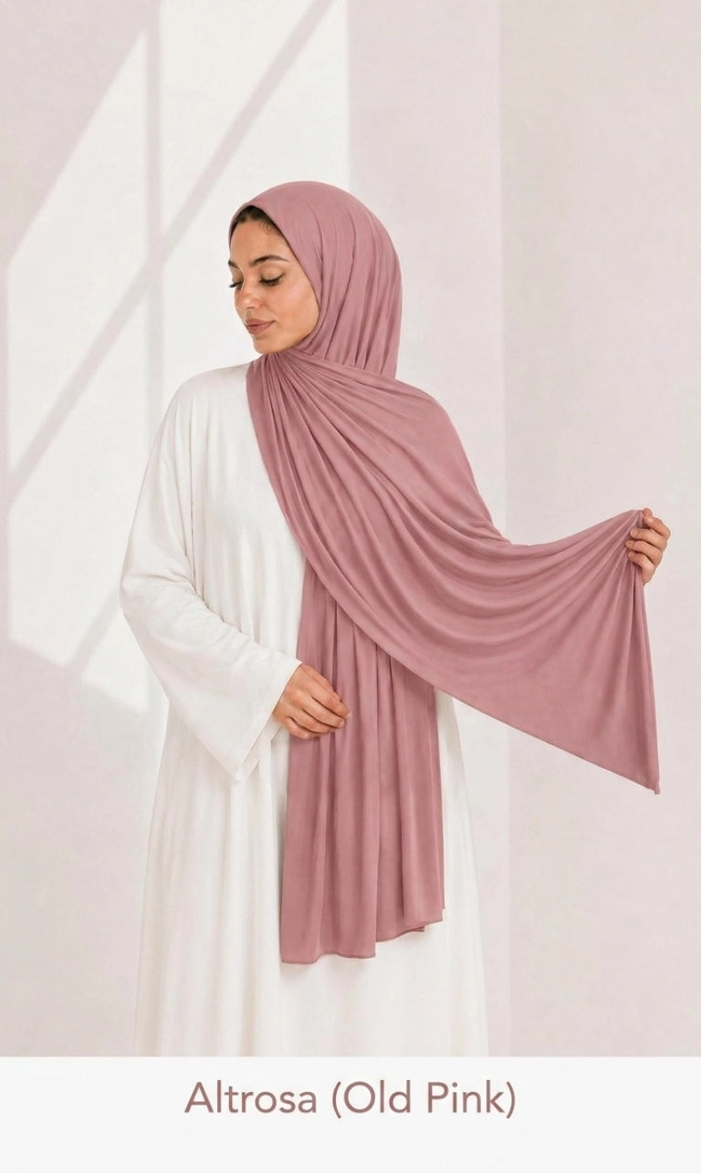 Premium Jersey Hijab 200 x 72 cm – Weich, Elastisch & Atmungsaktiv | HIBA