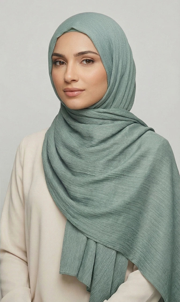 Modal Satin Hijab Schal – Leichter Eleganter Kopftuch Schal für Damen | Weicher Langer Schal (S023)
