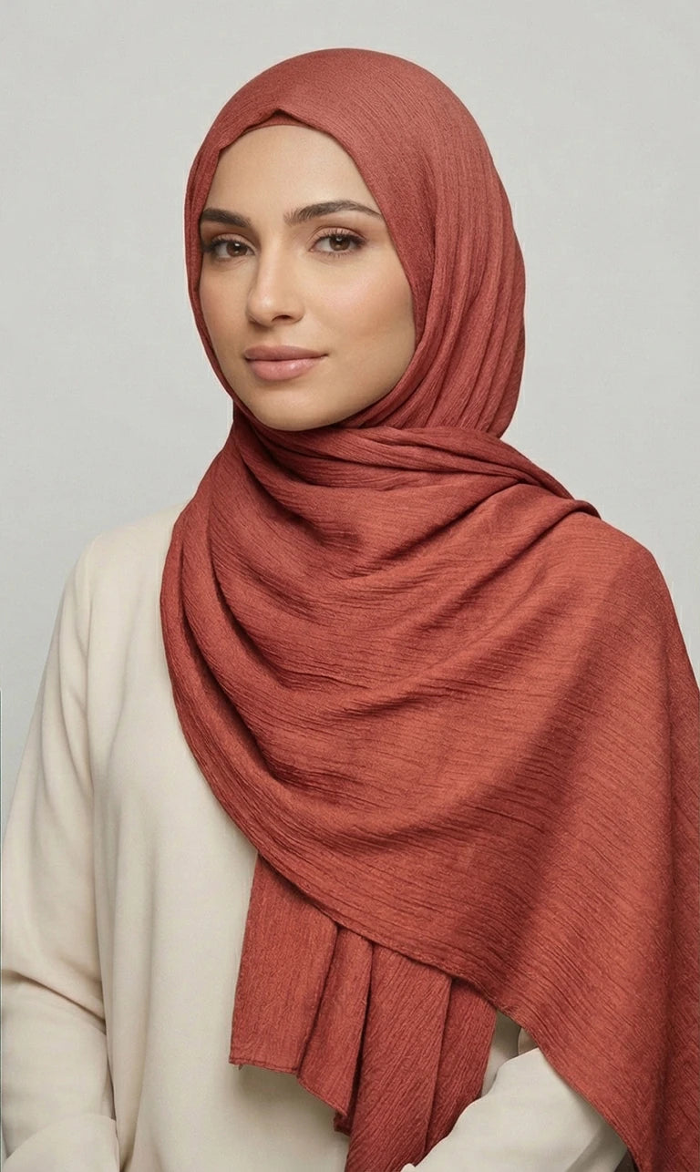 Modal Satin Hijab Schal – Leichter Eleganter Kopftuch Schal für Damen | Weicher Langer Schal (S023)