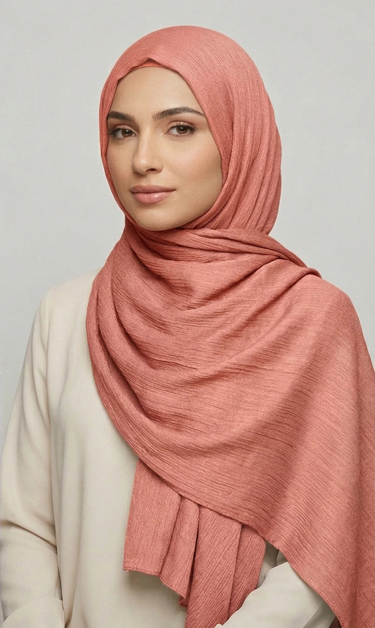 Modal Satin Hijab Schal – Leichter Eleganter Kopftuch Schal für Damen | Weicher Langer Schal (S023)