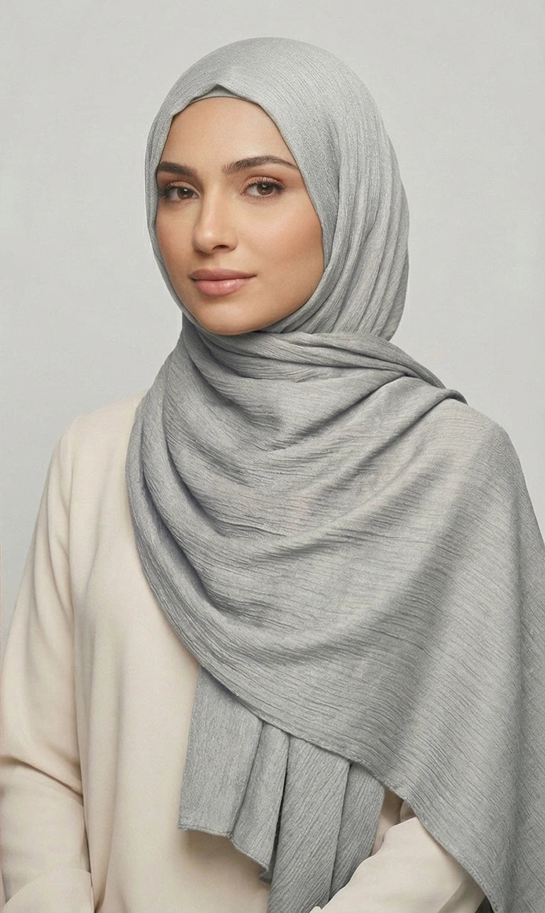 Modal Satin Hijab Schal – Leichter Eleganter Kopftuch Schal für Damen | Weicher Langer Schal (S023)