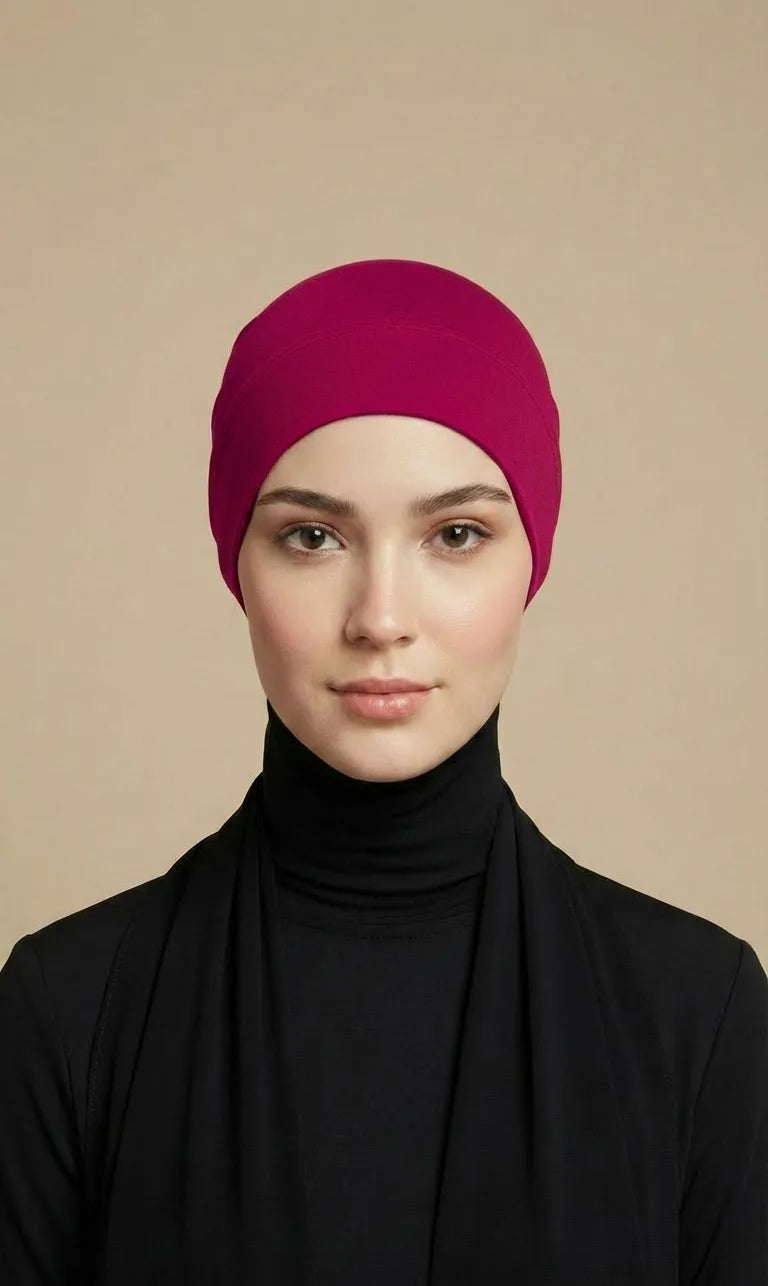 Bonnet Hijab – Rutschfest & bequem | Unterziehhaube in 35 Farben