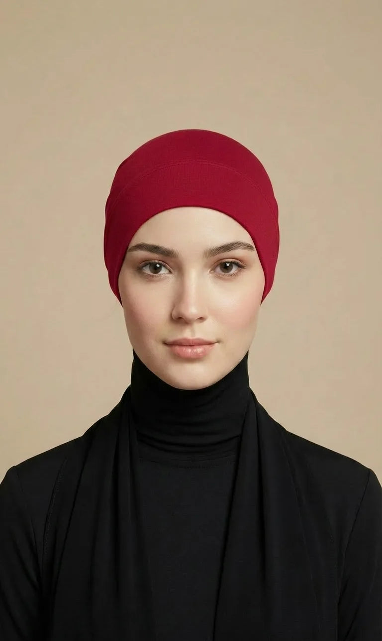 Bonnet Hijab – Rutschfest & bequem | Unterziehhaube in 35 Farben