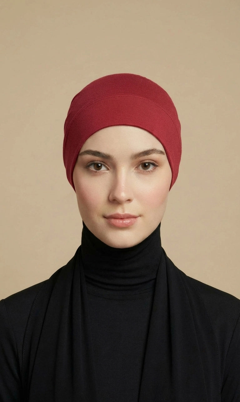 Bonnet Hijab – Rutschfest & bequem | Unterziehhaube in 35 Farben