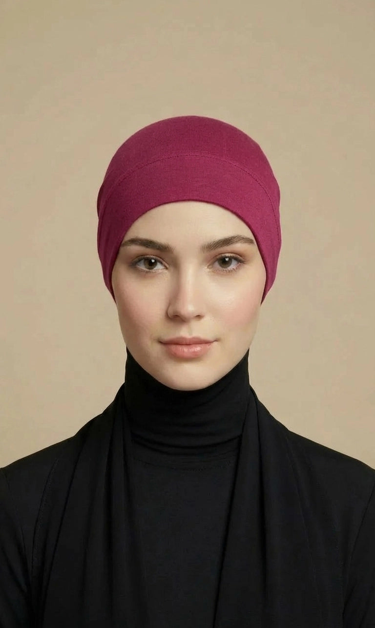Bonnet Hijab – Rutschfest & bequem | Unterziehhaube in 35 Farben