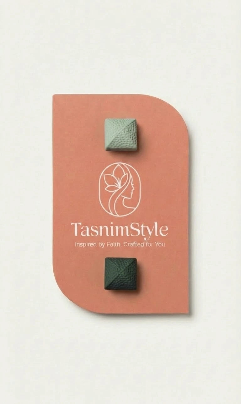 Magnetische Hijabclips im 12er Set – Elegante Textur-Designs in verschiedenen Farben (M12)